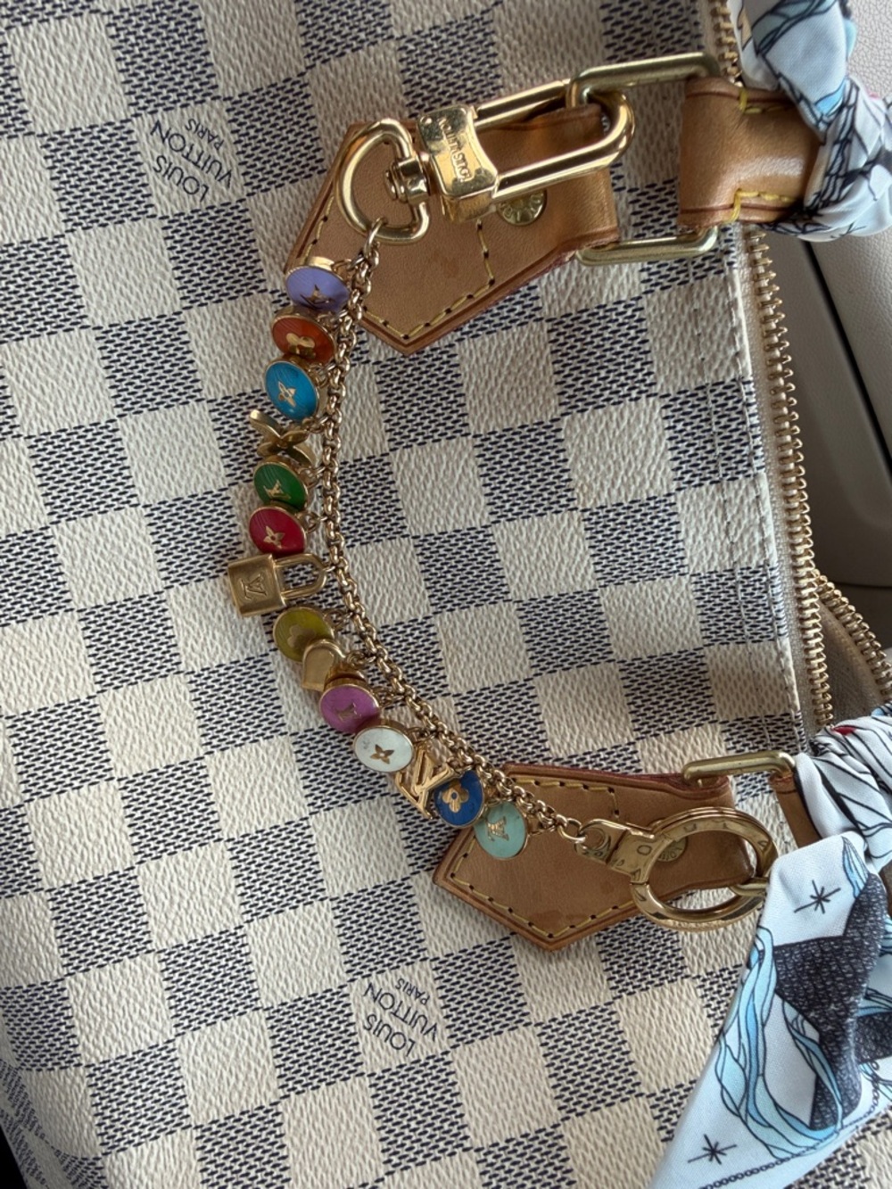 Louis Vuitton Multicolor Enamel Charm Chain